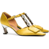 MARNI yellow 60 satin square toe Mary Ja - Klasične cipele - 