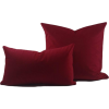 MARSALA burgundy velvet cushions - Uncategorized - 