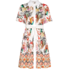 MARY KATRANTZOU Shell print belted mini - Obleke - 