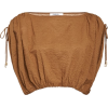 MARYSIA light brown blouse - Srajce - kratke - 