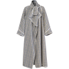 MATICEVSKI grey plaid coat - Jaquetas e casacos - 