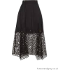 MAX MARA black mesh lace skirt - Skirts - 