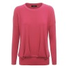 MBJ Womens Long Sleeve Dolman Top with Shirring - Made in USA - Hemden - kurz - $28.50  ~ 24.48€