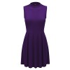 MBJ Womens Mock Neck Sleeveless Pullover Tunic Dress - Made in USA - sukienki - $24.21  ~ 20.79€
