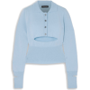 MERYLL ROGGE Cutout polo sweater - Swetry - $296.00  ~ 254.23€