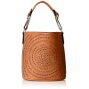 MG Collection Calista Perforated Shoulder Bag - Accessories - $29.99 