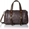 MG Collection Crocodile-Embossed Bowler Bag - Hand bag - $48.00 