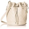 MG Collection EVA Quilted Drawstring Bucket Shoulder Bag - Hand bag - $41.49 
