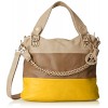 MG Collection Ece Tri-Tone Hobo Handbag - Accessories - $29.99 