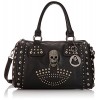 MG Collection Howea Gothic Studded Doctor Shoulder Bag - Accessories - $45.50 