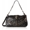 MG Collection Parkin Skull Studded Fringe Beads Lambskin Leather Purse - Accesorios - $35.50  ~ 30.49€