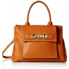 MG Collection Shea Structured Tote Top Handle Bag - Accessories - $32.50 