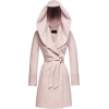 MID LENGTH HOODED WRAP COAT - Jaquetas e casacos - 