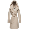 MID LENGTH HOODED WRAP COAT - Jacket - coats - 