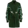 MIMI LIBERTE Embroidered Cardigan in Gre - Swetry na guziki - 