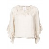 MISA LOS ANGELES ruffle sleeve blouse - Tunic - $198.00  ~ £150.48