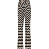 MISSONI Chevron knit flared pants - Capri hlače - 