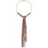 MISSONI fringe detail open necklace - 项链 - 