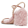 MIU MIU faux fur sandals - Sandalen - 