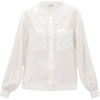 MIU MIU Chelsea-collared silk shirt - 长袖衫/女式衬衫 - 