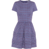 MIU MIU Cotton-blend jacquard dress - Obleke - 