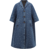 MIU MIU Crystal-embellished denim coat - Jacket - coats - 