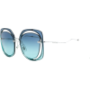 MIU MIU EYEWEAR oversized sunglasses - サングラス - 