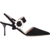 MIU MIU Embellished suede pumps - Klasične cipele - 