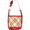 MIU MIU Embroidered raffia bucket bag - Hand bag - 