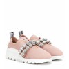 MIU MIU Knitted sneakers with crystals - Tenis - 