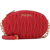MIU MIU Matelassé leather shoulder bag - メッセンジャーバッグ - £985.00  ~ ¥145,867