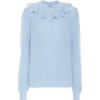 MIU MIU Ruffled mohair-blend sweater - Pullovers - 550.00€  ~ $640.37