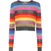 MIU MIU Striped wool-blend sweater - Swetry - 