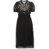 MIU MIU black embridered tulle dress - Obleke - 