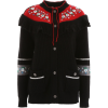 MIU MIU black & red embroidered - Кофты - 