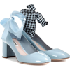 MIU MIU blue ankle ribbon shoes - Zapatos clásicos - 