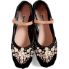 MIU MIU embellished ballerina shoes - Балетки - 