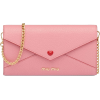 MIU MIU heart appliqué envelope clutch - ハンドバッグ - 