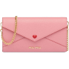 MIU MIU heart appliqué envelope clutch - Сумочки - 