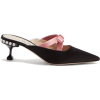 MIU MIU pink & black mule - Klasični čevlji - 