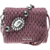 MIU MIU purple embellished bag - ハンドバッグ - 