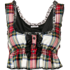 MIU MIU raw hem frilled plaid top 590 € - Bolero - 