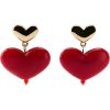 MIXED HEART EARRINGS - Uhani - 