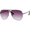 MMJ 132/U/S 0I0W Purple Dark Ruthenium (J8 mauve gradient lens) - Sunglasses - $127.27 