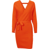 MOCK WRAP SWEATER DRESSES (4 COLORS) - Dresses - $44.97 