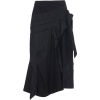 MOLLY GODDARD  asymmetric satin skirt - Krila - 