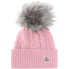 MONCLER Fur-trimmed wool-blend beanie - Hat - $450.00 