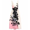 MONIQUE LHUILLIER Floral silk organza mi - Obleke - 