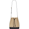 MONOGRAM BUCKET BAG IN CANVAS - Poštarske torbe - 