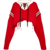 MONSE Cropped Hockey Sweater - Рубашки - короткие - 